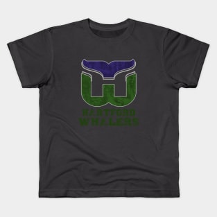 Distressed Hockey Logo Fans Kids T-Shirt